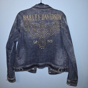 Harley-Davidson Studded Denim Jacket